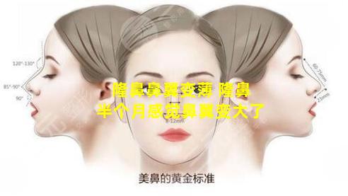 隆鼻鼻翼变薄 隆鼻半个月感觉鼻翼变大了